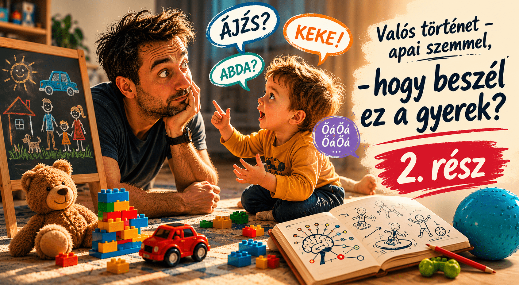 Valós történet – apai szemmel, – hogy beszél ez a gyerek? – 2. rész