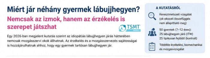 Miért jár néhány gyermek lábujjhegyen? – Nemcsak az izmok, hanem az érzékelés is szerepet játszhat