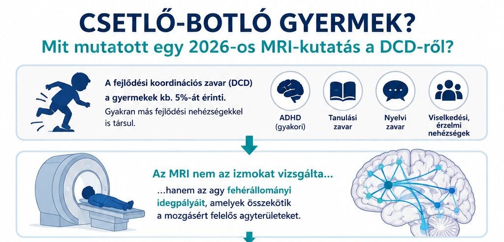 Csetlő – botló gyerekek – mit jelent valójában a fejlődési koordinációs zavar (DCD)?